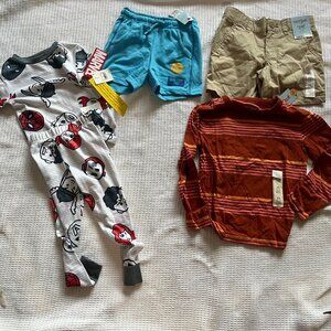 Boys XS 4/5 Clothing Bundle NWT - 4 Items